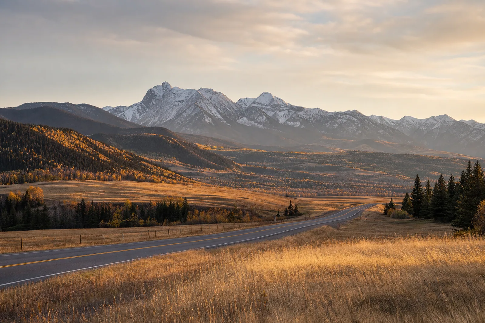The landscape of Alberta, Canada