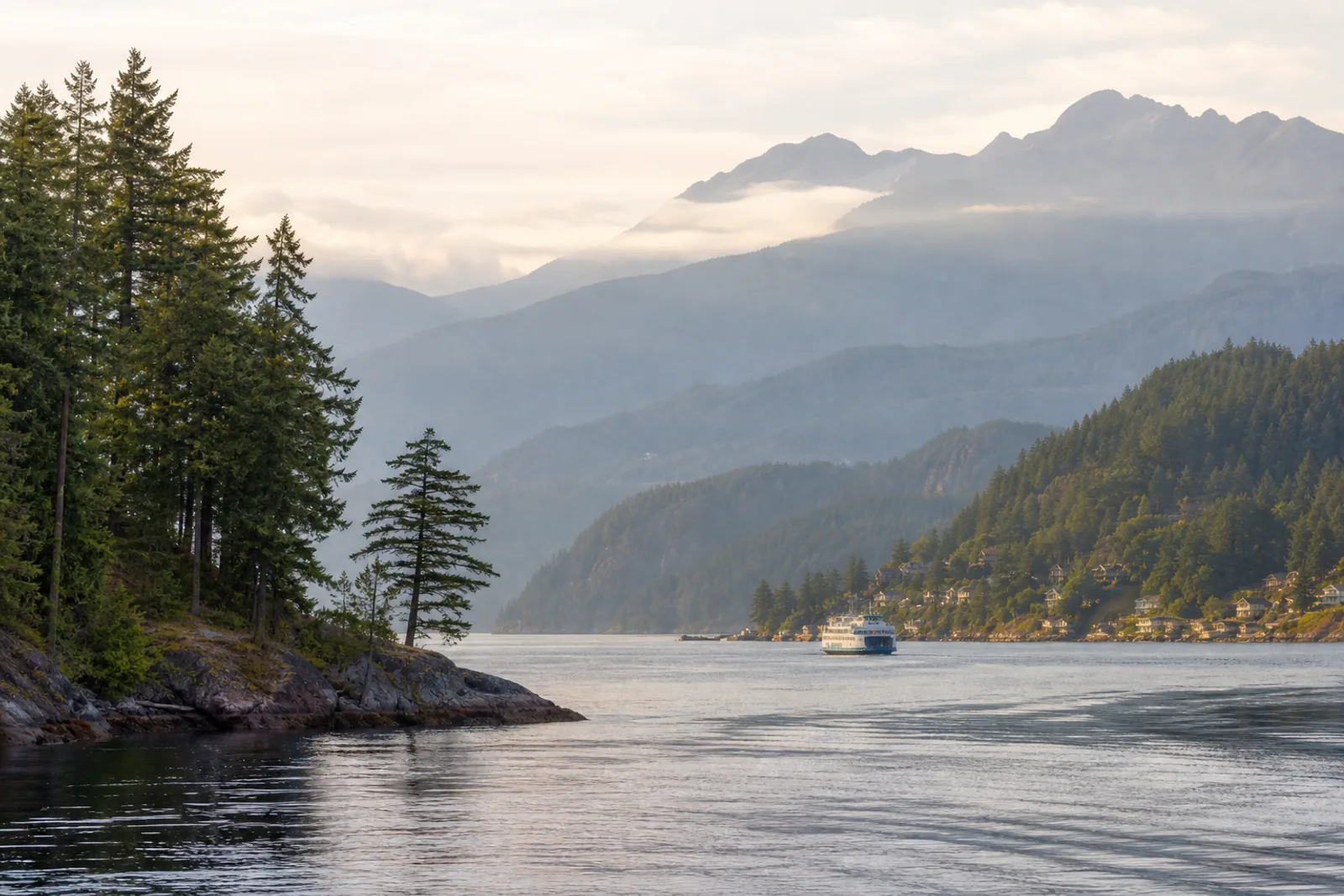 The landscape of British Columbia, Canada