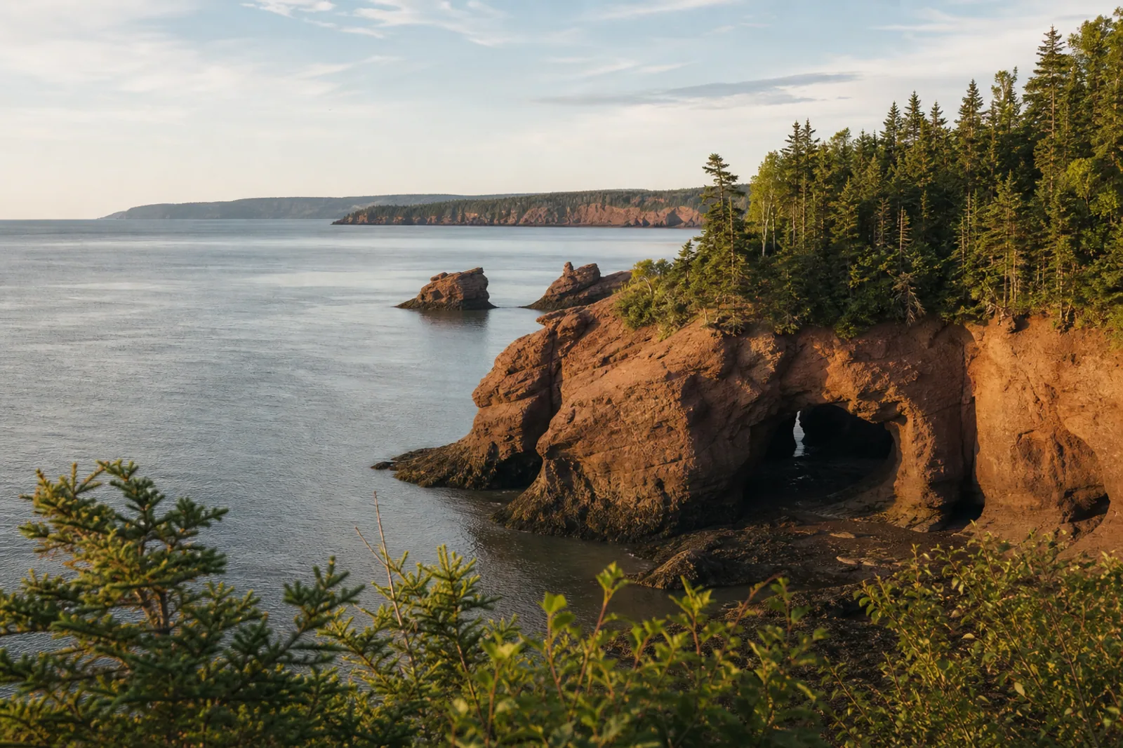 The landscape of New Brunswick, Canada