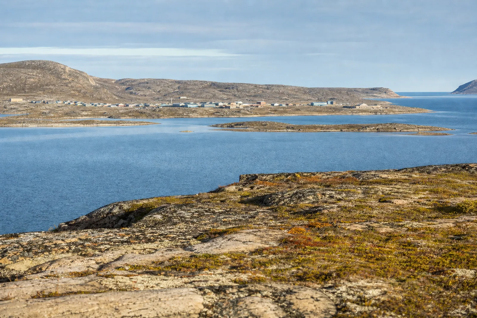The Arctic landscape of Nunavut, Canada