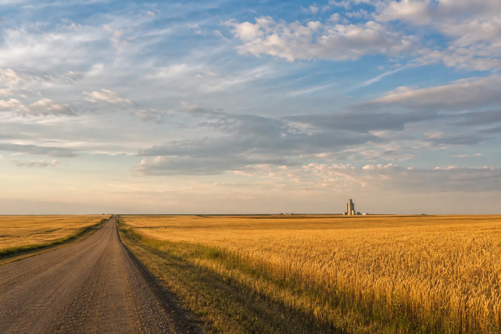 The landscape of Saskatchewan, Canada