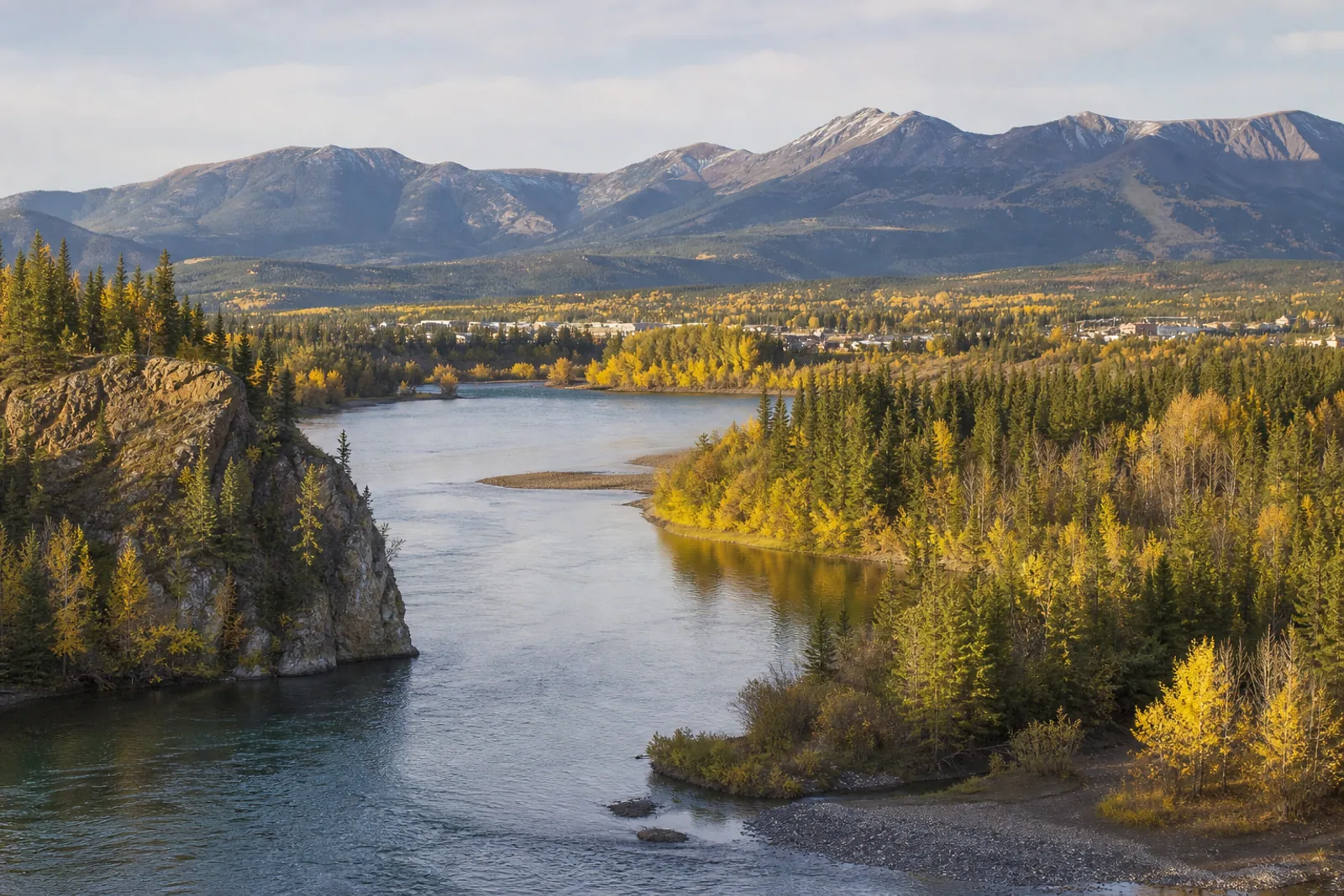 The landscape of Yukon, Canada
