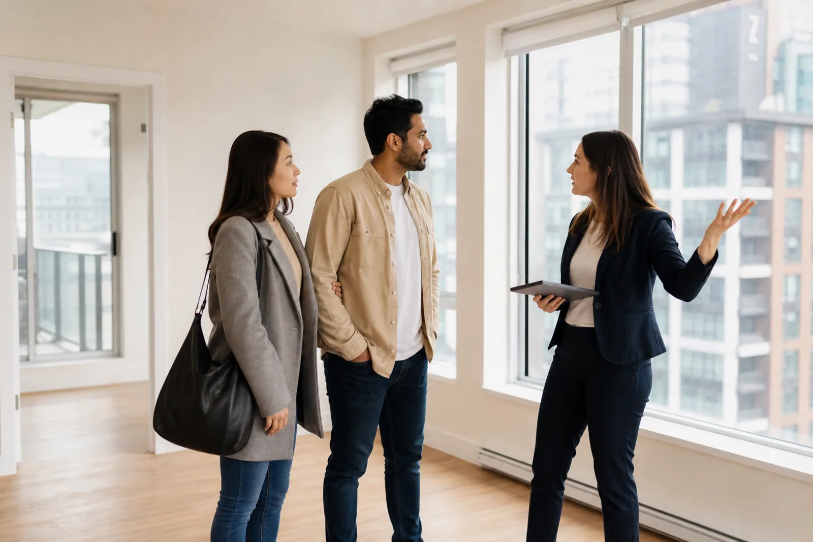 People preparing to move into a home